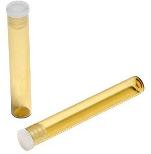 30 vasetti in vetro per pavimenti piatti, protezione UV, da laboratorio, colore marrone, disponibili in vetro trasparente o marrone, provette in piedi con tappo lamellare, circa 1,5 g, 52,5 x 8 mm