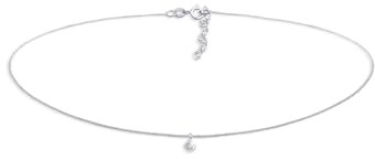 Elli Halskette Choker Labradorite Solitär 925 Silber