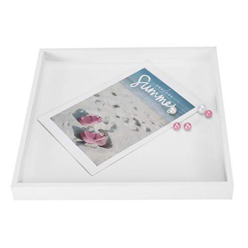 Tablett Multifunktionales Holztablett Organizer Valet Tablett für Schmuck Lebensmittel Kosmetik Weiß Mehrzweck-Desktop-Aufbewahrung Lebensmitteltablett