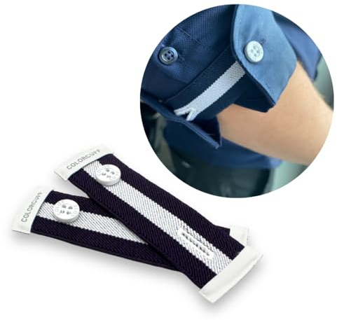 Colorcuff Manschettenhalter - Ärmelhalter für Männer mit Stil - Hemdhalter - Langarmhemd - Freizeithemd - Geschenk für Männer (Suarez)