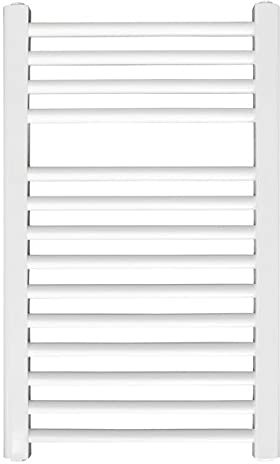 Towel Rail Radiator in White for Bathroom Shower Static Caravan - 700MM x 420mm