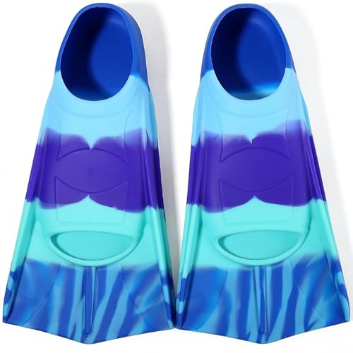 Azuunye Kinder Schwimmflossen Jugend Kurzblatt Trainingsflossen