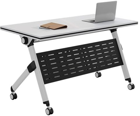 CMJYMX Konferenztisch – Büro Mobiler Besprechungstisch – Rechteckiger Schulungstisch Besprechungstisch Tisch Geeignet Für Büro, Besprechungsraum, Klassenzimmer(47x16x30in(120x40x75cm))