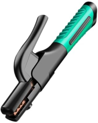 Colcolo Pinza de sujeción de electrodos con mordaza, práctica pinza de agarre antideslizante, de mano, 300a