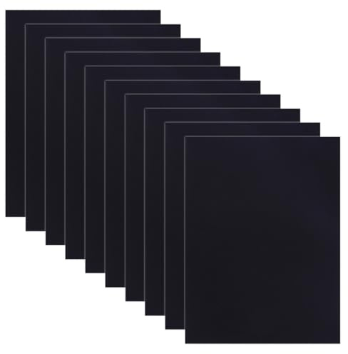 Toppe Autoadesive (10 Pezzi), Toppa di riparazione impermeabile, Artigianato fai-da-te, Per tende, piumino, sacco a pelo, Nero, 15 x 20 cm