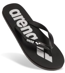 Arena Flip Flop, unisex flip-flops för vuxna, svart-vit, 43 EU, Svart vit, 43 EU