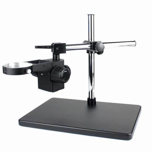 Microscope Accessories Heavy Duty Adjustable Boom Large Arm Table Stand 76mm Ring Holder For Lab Industry Simul-Focal Trinocular Stereo Microscope Durability And Reliable Performance