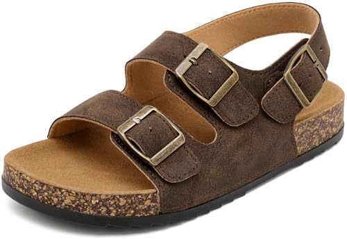 zaxunai Sandalias Mujer Plataforma Hombre Verano Zapatillas Cómodas de Hebilla Playa Moda Slip On Mules Sandalias