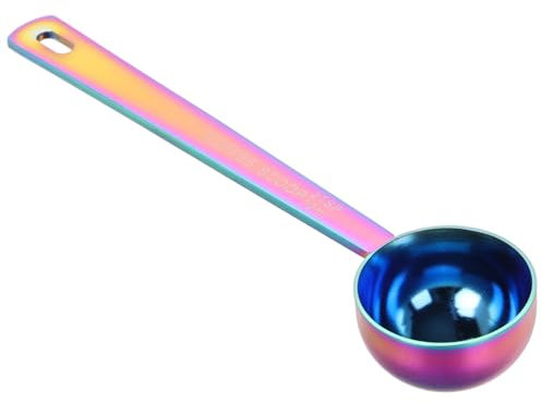 Warmhm Cucchiaio Dosatore Da Caffè in Acciaio Inossidabile Misurino Con Manico Per Latte in Polvere e Zucchero Utensile Da Cucina