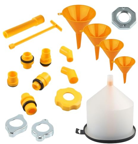 Kit de remplissage de radiateur - Systèmes d'échappement d'entonnoir pour liquide de refroidissement professionnel 19X, kits de lavage de radiateur antigel pour la plupart des véhicules grand public |