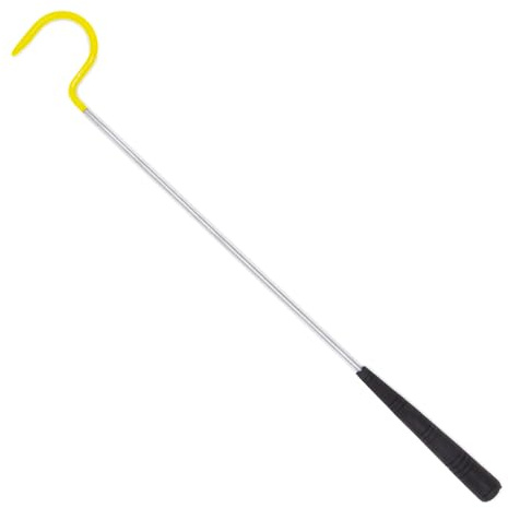 Terra Exotica Schlangenhaken aus Edelstahl gummiert – Snake Hook für Reptilien Handling – Feste Längen 50/70/96/105 cm & Teleskop 15–65/45–102 cm (70 cm) | nake Hook für Reptilien Handling – Feste Längen 50/70/96/105 cm & Teleskop 15–65/45–102 cm
