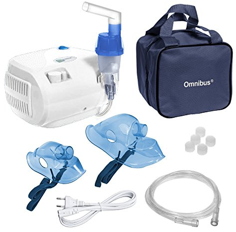 Omnibus BR-CN116 Inhaliergerät Inhalator Aerosol Therapie Vernebler Inhalation Kompressor