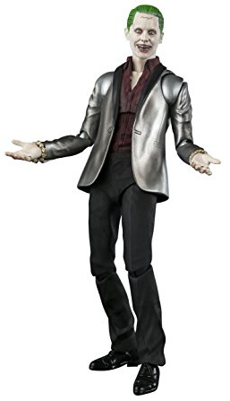 Bandai Tamashii Nations S. H. Figuarts The Joker Suicide Squad Action Figure | Suicide Squad Actionfigur S.H. Figuarts - Silver Jacket Joker