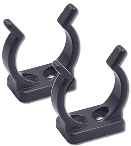 Versandbox24 Clip Halter, 2 Stück, Ø 25 mm
