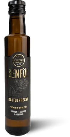 Altenburger Original 250 ml 100% reines Senföl kaltgepresst zum Kochen, Backen und für Massagen geeignet