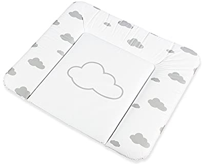 Pinolino 71012-8 Matelas à Langer Confort Nuages Gris Nuages