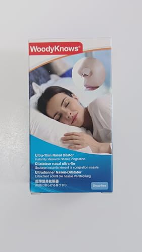 WoodyKnows Ultra-Thin Nasal Dilators (S 3 Pack)