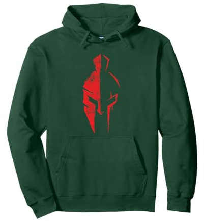 Bodybuilding Spartaner Helm Gym Kraftsport Trainings Pullover Hoodie