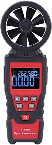 Wind Speed Meter Anemometer Wind Speed Gauge Plastic mateial for Outdoor Detection with Backlight Display