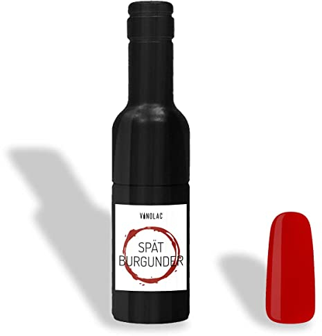VINOLAC Smalto vegano in bottiglia di vino – Vernice colorata per manicure, design delle unghie e regalo di bellezza per donne – Made in Germany (15 Free Nail Polish, vegano, colori intensi)