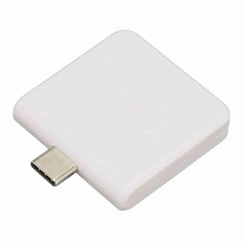 Dpofirs Lector de Tarjetas Inteligentes para EM4100, Lector de Tarjetas de Teléfono Móvil RFID ID de 125 KHz con Tipo C, Compatible con para para para para