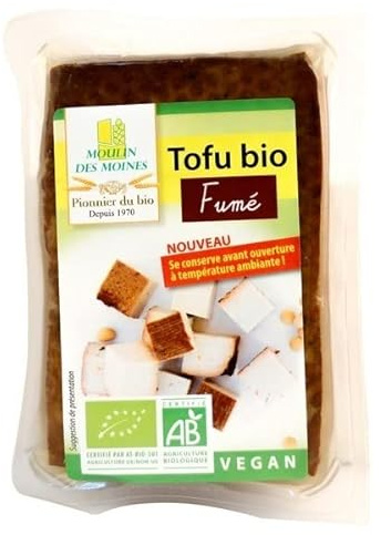 TOFU FUMÉ VÉGAN BIO 200G, MOULIN DES MOINES, UNITÉ