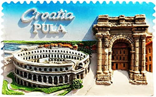Pula Kroatien Kühlschrankmagnet Kühlschrankmagnet Dekoration Magnet Aufkleber Souvenir Harz Basteln