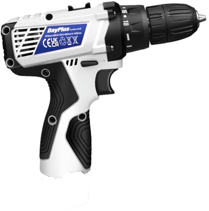 Bare Mini Cordless Drill and Screwdriver Set, 16.8V Electric Combi Drill, 2-Speed Rechargeable Power Tool - 45Nm, 18+1 Torque, Forward * Reverse Rotation