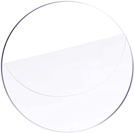 ULDIGI Runde Acrylplatte Klar Acrylscheibe Transparent Für Basteln Malen Als Untersetzer Acrylkreis Für Heimwerkerprojekte Kunsthandwerk