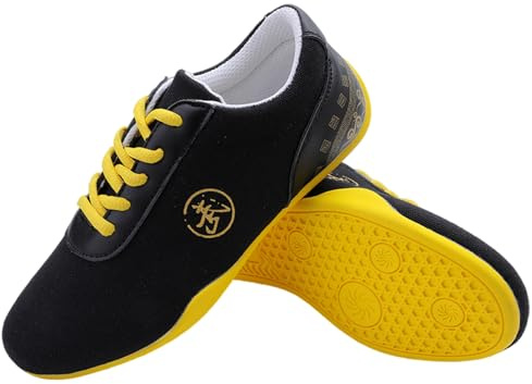Kraftpaid Chaussures De Sport Taekwondo,Chaussures De Taekwondo Respirantes,Chaussure Escrime,Semelle Tendineuse en Caoutchouc,Conception AntidéRapante,pour La Boxe Karaté Kung Fu Taichi