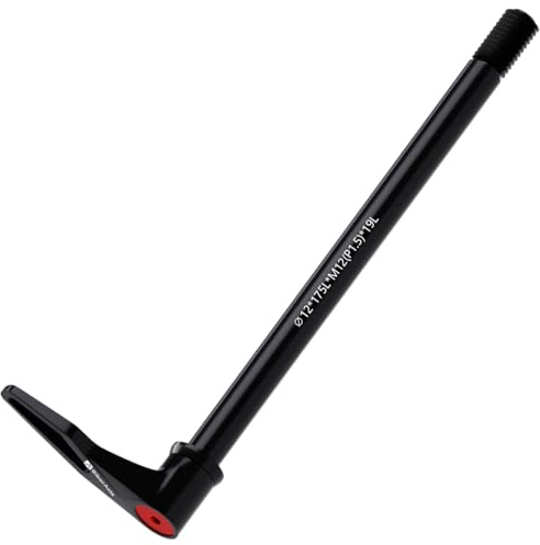 12mm Schnellspanner Steckachsen für Fahrradgabeln und Hinterer Fahrradrahmen, Aluminium Naben Adapterachse mit verstellbarem Drehgriff, Gewindesteigung: 1.5 mm , Länge: 120mm/123mm/165mm/171mm/175mm