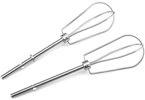 Rührbesen für Handmixer - 2 Stück Universelles Ersatz Schneebesen, Rechts Links Quirl Mixer für Kitch enAid W10490648