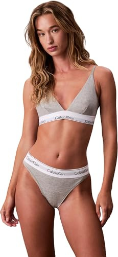 Calvin Klein Sujetador Triangular Mujer Unlined con Logotipo en la Cintura