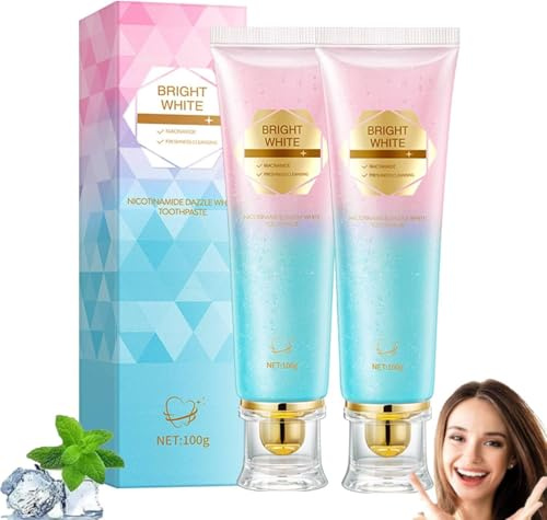 Niacinamide Whitening Toothpaste, Radiant Whitening Zahnpasta, Zahnpasta Weisse Zähne, Whitening Mousse Toothpaste, Whitening Zahnpasta fördert eine natürliche Zahnaufhellung&Frischer Atem (2)