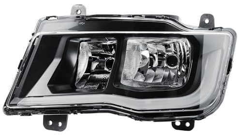 LONGLING Ersatz 24V Scheinwerfer Links Fahrerseite mit LED DRL Elektrische Einstellung für MAN LKW TGX TGS TGM TGL 2020-2025