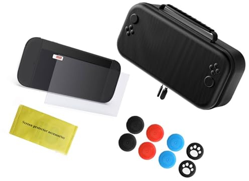 Mirweon Waterproof Carrying Bag for for NS 2 Handheld Console with Reinforced Protections and Game Card Holders Handheld Game Console Storage Bag