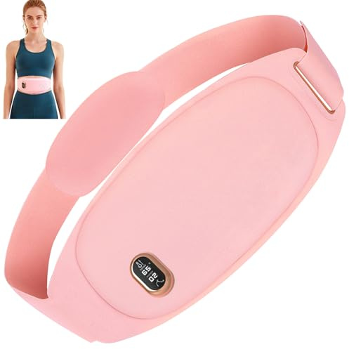 Cinturón térmico para la menstruación, doble calor para abdomen y espalda, almohadilla térmica inalámbrica USB, 125 cm, cinturón de calor menstrual eléctrico, 5000 mAh