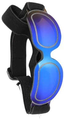CATIEBYE Hundebrille für Hunde Verstellbar Leichtes Material Metall und PC Bunte Lustige Haustier Sonnenbrille für Hunde und Katzen Party Zubehör Blaue Spoof Brille