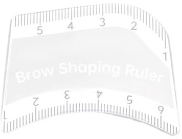 Règle Pour Sourcils Et Traçage Guide Gabarit de Mesure Réutilisable | Guide De Façonnage Des Sourcils pour Salon Maison Débutantes Femmes Professionnelles Routine Quotidienne Visage