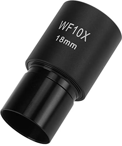 FTVOGUE Vidvinkelokular, All Metallkonstruktion, Hög Ljusgenomsläpplighet, Stort Synfält, Kompatibel med 23 Mm Mikroskop (WF10X)