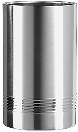 Emsa 639101600 Senator Flaschenkühler für Wein- oder Sektflaschen, Edelstahl, Ø11 // H 20