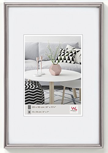 walther design Bilderrahmen stahl 50 x 70 cm Galeria Kunststoffrahmen KD070H