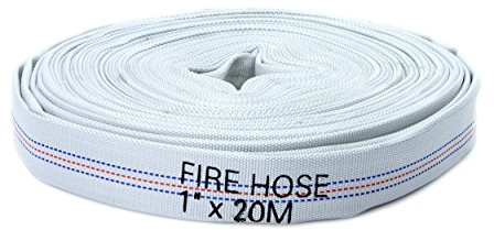 Mar-Pol Gartenschlauch 20m 1 (1/20/MAR/B) - Polyester mit Gummi-Innenbeschichtung - Weiß