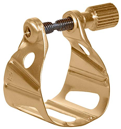 BG Ligature Jazz vergoldet - Alt-/Tenorsaxophon Metallschnabel