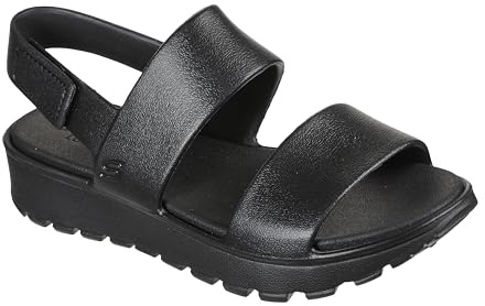 Skechers Women's 111054 Outdoor Sandals, Black, 4 UK