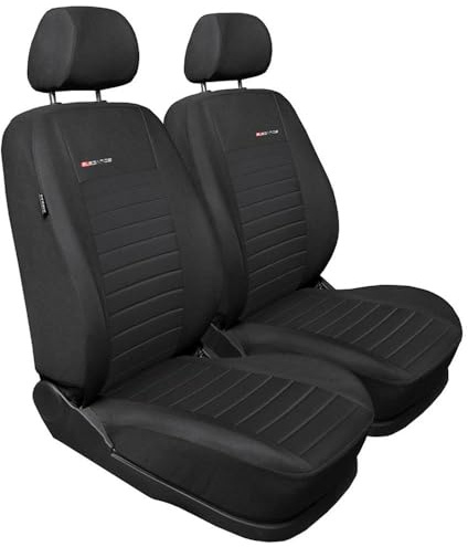 Mossa Passgenaue Sitzbezüge passend für VW Caddy III Cargo (2004-2015) E4 | nur vordere Sitze - zwei einzelne Sitze