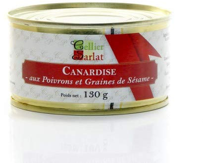Canardise aux Poivrons et aux Graines de Sésame 20% Foie Gras 130g