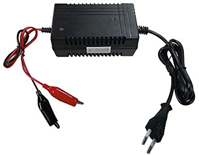 Caricabatteria per auto giocattolo, caricabatterie 6V 1.3A 1300mA al piombo sigillato intelligente per auto giocattolo moto quad bike, spina EU