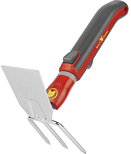 WOLF Garten - multi-star Minis Doppelhacke inkl. Stiel LN-M /ZM 015; Arbeitsbreite: 7cm; 71AIE006650,Rot