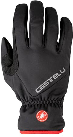 Castelli 4521523 ENTRATA Thermal Glove Cycling Gloves Hombre Black Tamaño L